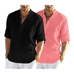 Zombom Mens Combo Cotton Polyester Blend Solid