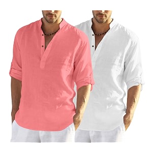 Zombom Mens Combo Cotton Polyester Blend Solid