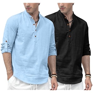 Zombom Mens Combo Cotton Polyester Blend Solid