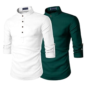 Zombom Mens Combo Cotton Polyester Blend Solid