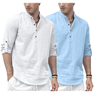 Zombom Mens Combo Cotton Polyester Blend Solid