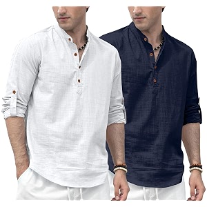 Zombom Mens Combo Cotton Polyester Blend Solid