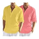 Zombom Men39s Combo Cotton Polyester Blend Solid