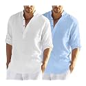 Zombom Men39s Combo Cotton Polyester Blend Solid