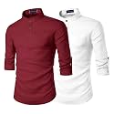 Zombom Men39s Combo Cotton Polyester Blend Solid