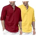Zombom Men39s Combo Cotton Polyester Blend Solid
