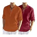 Zombom Men39s Combo Cotton Polyester Blend Solid