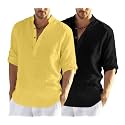 Zombom Men39s Combo Cotton Polyester Blend Solid