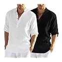Zombom Men39s Combo Cotton Polyester Blend Solid
