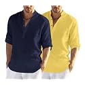Zombom Men39s Combo Cotton Polyester Blend Solid