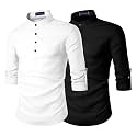 Zombom Men39s Combo Cotton Polyester Blend Solid