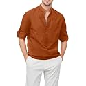 Zombom Men's Cotton Blend Mandarin Collar Self One Design Full Sleeve Casual Short Kurta