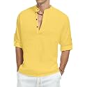 Zombom Men39s Kurta Chinese Collar Long
