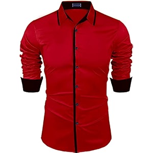 Zombom Mens Regular Fit Cotton Blend Printed