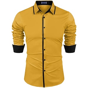 Zombom Mens Regular Fit Cotton Blend Printed