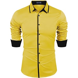 Zombom Mens Regular Fit Cotton Blend Printed