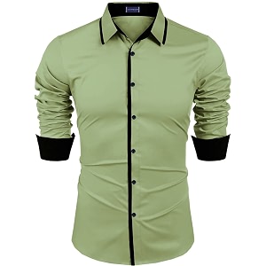 Zombom Mens Regular Fit Cotton Blend Printed