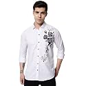 Zombom Men39s Regular Fit Cotton Blend Printed