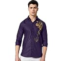 Zombom Men39s Regular Fit Cotton Blend Printed