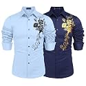 Zombom Men39s Regular Fit Cotton Blend Printed