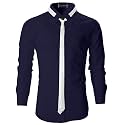 Zombom Men39s Regular Fit Casual Shirts