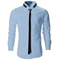 Zombom Men39s Regular Fit Casual Shirts