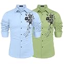 Zombom Men39s Regular Fit Cotton Blend Printed
