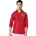 Zombom Men39s Regular Fit Cotton Blend Printed