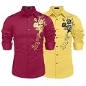 Zombom Men39s Regular Fit Cotton Blend Printed
