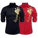 Zombom Men39s Regular Fit Cotton Blend Printed