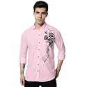 Zombom Men39s Regular Fit Cotton Blend Printed
