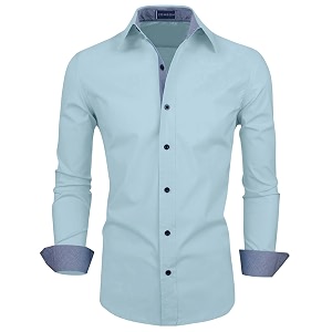 Zombom Mens Solid Cotton Blend Regular Fit