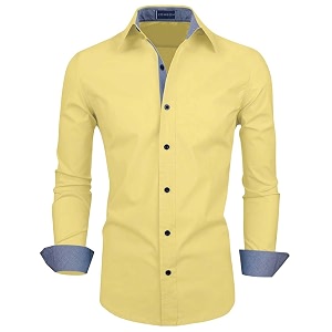 Zombom Mens Solid Cotton Blend Regular Fit