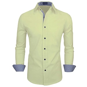 Zombom Mens Solid Cotton Blend Regular Fit