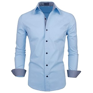 Zombom Mens Solid Cotton Blend Regular Fit