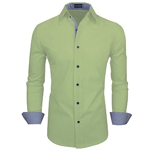 Zombom Mens Solid Cotton Blend Regular Fit