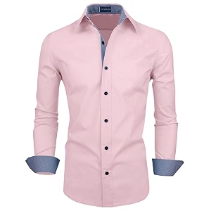 Zombom Mens Solid Cotton Blend Regular Fit