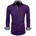 Zombom Men39s Solid Cotton Blend Regular Fit