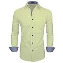 Zombom Men39s Solid Cotton Blend Regular Fit