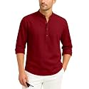 Zombom Mens Cotton Blend Kurta Shirt with