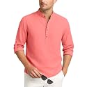 Zombom Mens Cotton Blend Kurta Shirt with