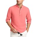 Zombom Mens Cotton Blend Kurta Shirt with