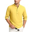 Zombom Mens Cotton Blend Kurta Shirt with