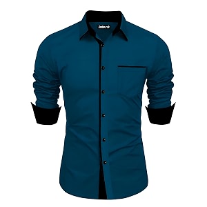 Mens Regular Cotton Casual Slim Fit Shirt