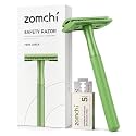 ZOMCHI Double Edge Safety Razor for Men &amp; Women, Fern Green