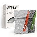 ZOMCHI Soap Bag for Soap Bars, Bar Soap Pouch, Gentle & Rough, 2 Pack