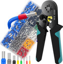 Zomei Wire Crimp Connectors Kit with Wire Stripper 800 Pieces Pigtail Wire Connector (Multicolor, Pack of 2)