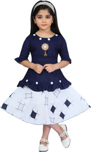 zonafashion girls below knee festivewedding dress