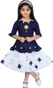 ZONAFASHION Girls Below Knee Festive/Wedding Dress