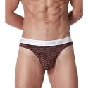 ZONBAILON Men’s Sexy Thong Underwear G-String Bulge Enhancing Ball Pouch T-Back for Male Soft Stretchy Briefs M L XL XXL 3XL